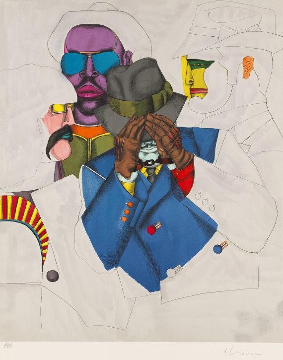 Richard Lindner - New York - Fun City - 