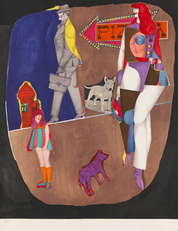 Richard Lindner - New York - Fun City - 