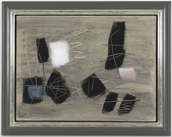 Fritz Winter - Schwarze Flecken - Frame image