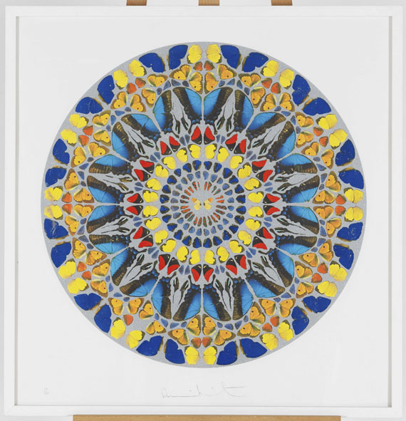 Damien Hirst - Psalm Print: Confitebor Tibi - Frame image