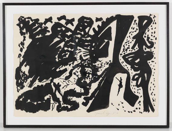 A. R. Penck (d.i. Ralf Winkler) - Spanish Eyes 5 - Frame image