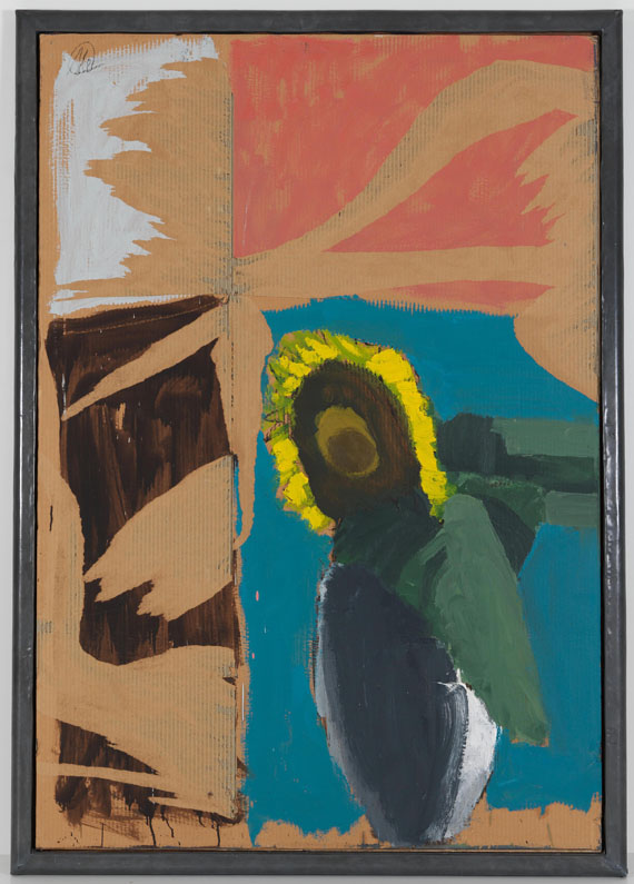 Markus Lüpertz - Ohne Titel (Sonnenblumen) - Frame image