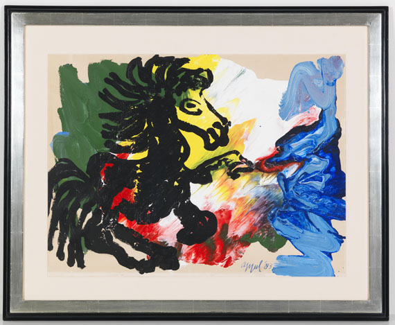 Karel Appel - Horse in the clouds - Frame image