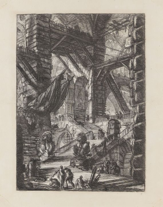 Giovanni Battista Piranesi - Blatt VIII der sechzehnteiligen Folge der "Carceri d