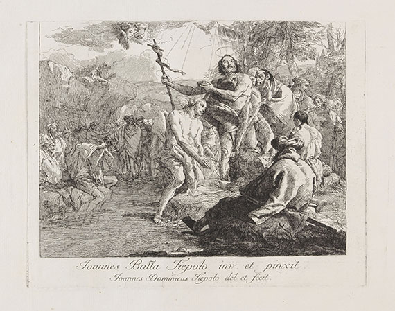 Giovanni Domenico Tiepolo - Taufe Christi