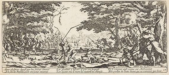 Jacques Callot - Les Misères et les Malheurs de la Guerre - Les Grands Misères de la Guerre - 