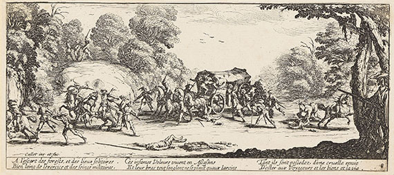 Jacques Callot - Les Misères et les Malheurs de la Guerre - Les Grands Misères de la Guerre - 