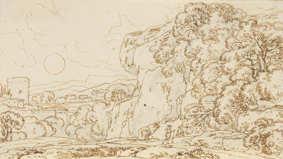Franz Kobell - 7 Bll.: Landschaftsstudien - 