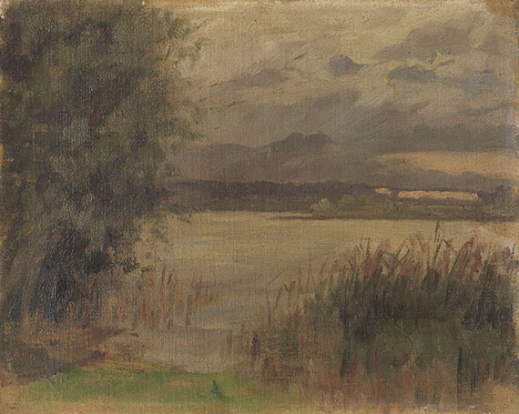 Paul Weber - Blick auf den Chiemsee (Studie)