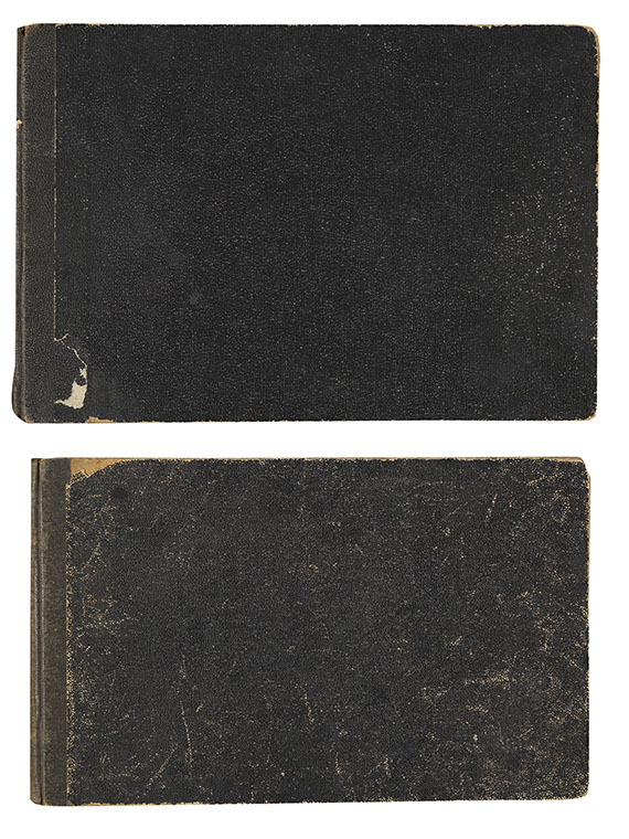 Carl Schweich - 2 Skizzenbücher mit Landschafts- und Porträtstudien - 