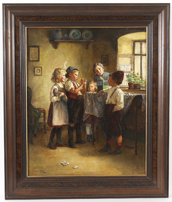 Edmund Adler - Der gelbe Kanarienvogel - Frame image
