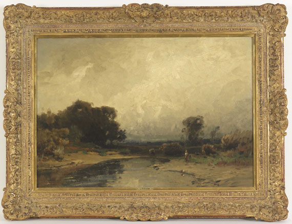 Ludwig Willroider - Oberbayrische Landschaft - Frame image