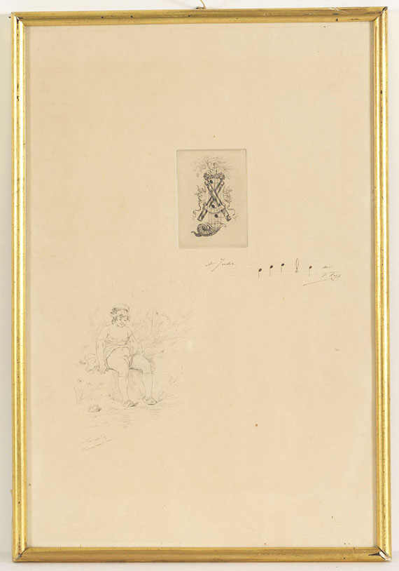 Félicien Joseph Victor Rops - "Naiveté & Hermaphrodisme!" - Frame image
