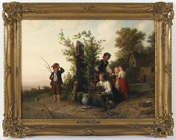 Johann Georg Meyer von Bremen - Das Blindekuhspiel - Frame image