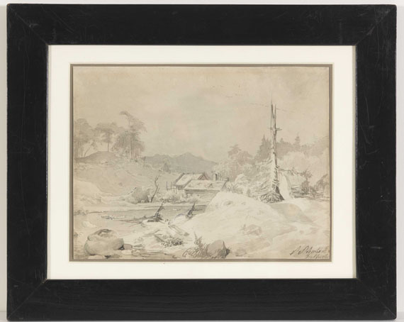 Andreas Achenbach - Landschaft - Frame image