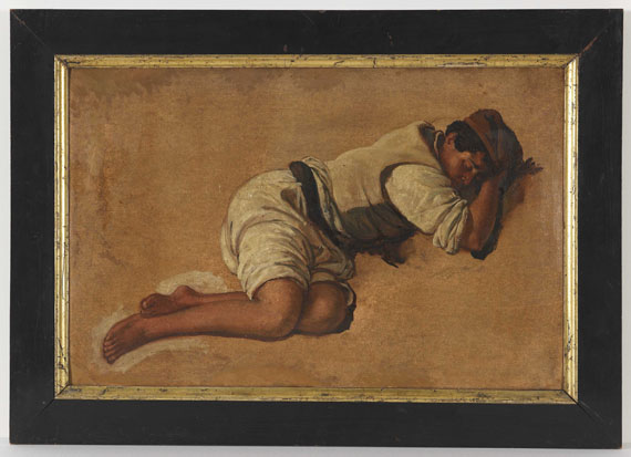 Franz Ludwig Catel - Schlafender Junge - Frame image