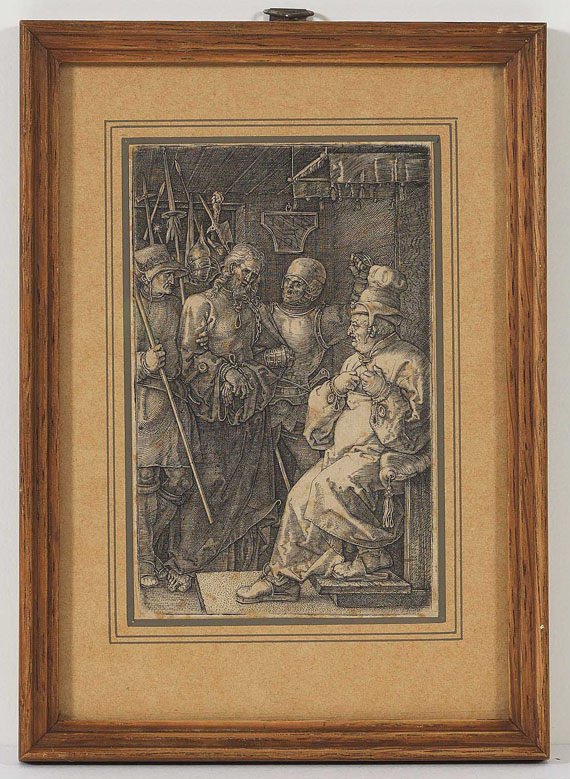 Albrecht Dürer - Christus vor Kaiphas - Frame image