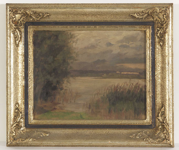 Paul Weber - Blick auf den Chiemsee (Studie) - Frame image