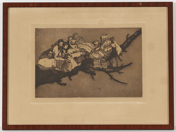 Francisco de Goya - 3 Bll. aus "Los Proverbios" - Frame image