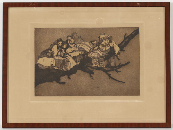 Francisco de Goya - 3 Bll. aus "Los Proverbios" - Frame image
