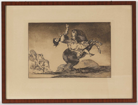 Francisco de Goya - 3 Bll. aus "Los Proverbios" - Frame image