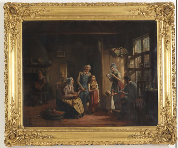 Julius Weyde - Der Brief - Frame image