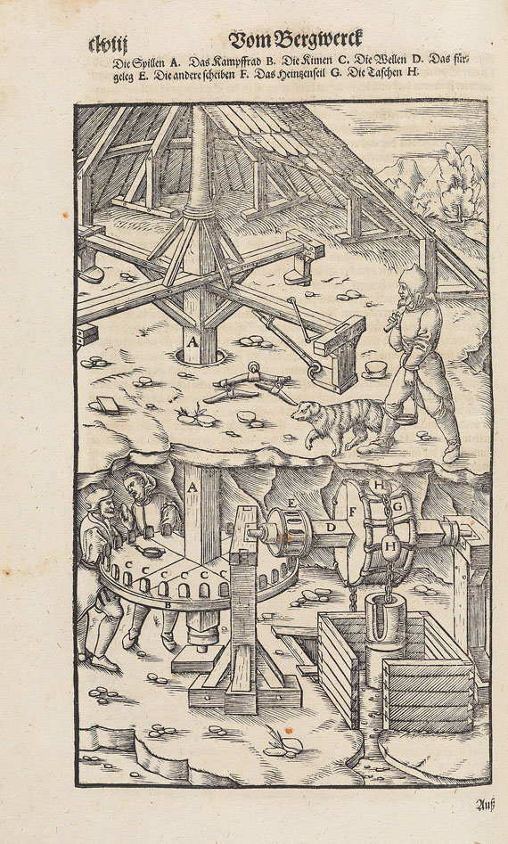 Georgius Agricola - Berckwerck Buch. 1621