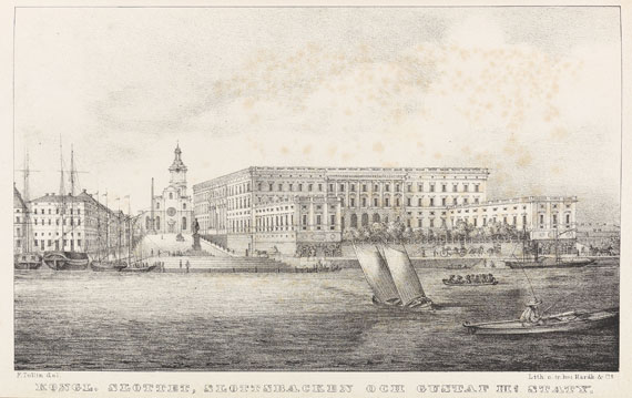   - Utsigter af Stockholm. Ca. 1840. - 