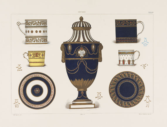Édouard Garnier - Porcelaine tendre de Sèvres. Um 1891. - 