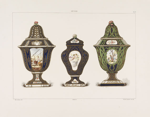 Édouard Garnier - Porcelaine tendre de Sèvres. Um 1891. - 