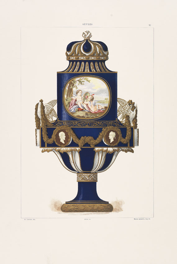 Édouard Garnier - Porcelaine tendre de Sèvres. Um 1891. - 