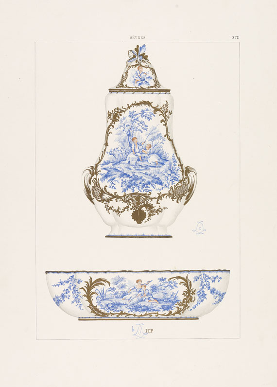 Édouard Garnier - Porcelaine tendre de Sèvres. Um 1891. - 