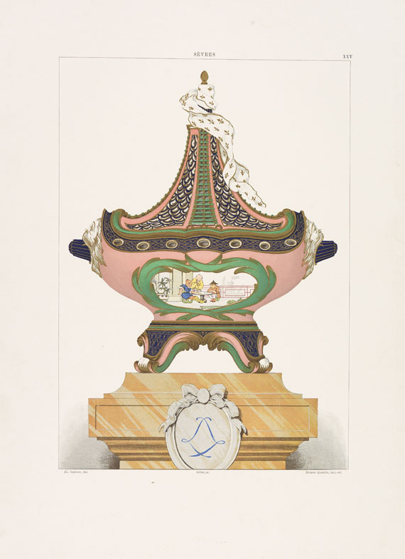 Édouard Garnier - Porcelaine tendre de Sèvres. Um 1891. - 