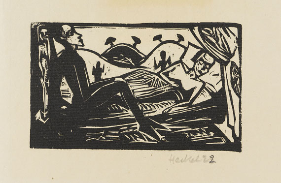 Erich Heckel - Katalog der Grafik-Ausstellung "Erich Heckel" bei J. B. Neumann, Berlin 1923 - 