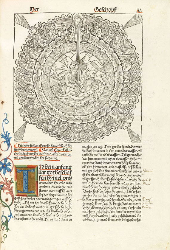 Biblia germanica - Neunte Deutsche Bibel. 1483.