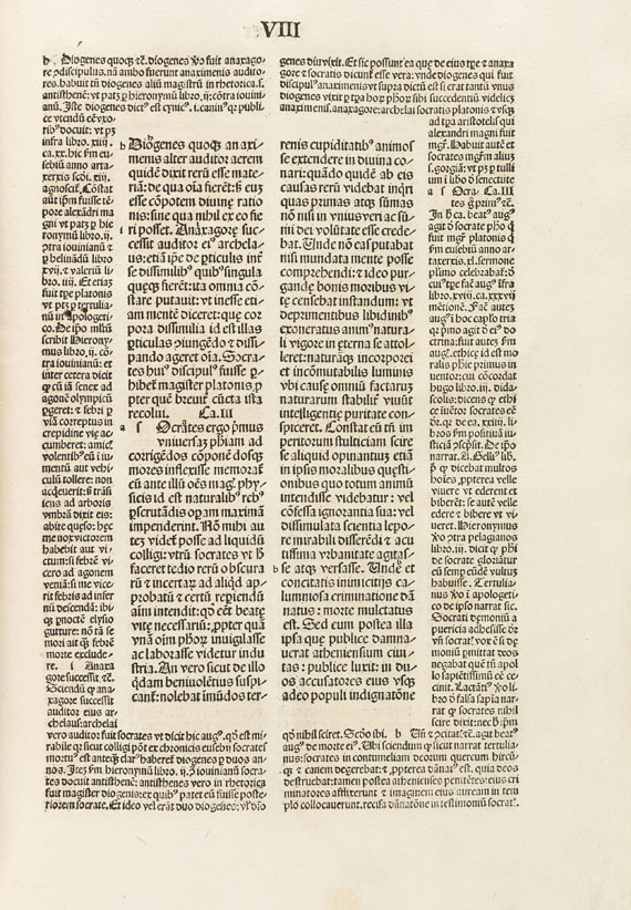 Aurelius Augustinus - De civitate dei. 1489. - 