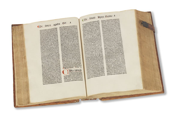  Evrardus de Valle Scholarum - Sermones de sanctis. 1485. - 