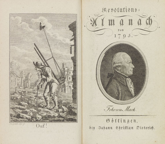   - Revolutions-Almanach. 1793-1804. 12 Bde. - 