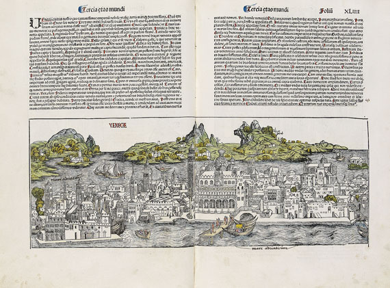 Hartmann Schedel - Weltchronik. 1493. Cincinnius-Exemplar. - 