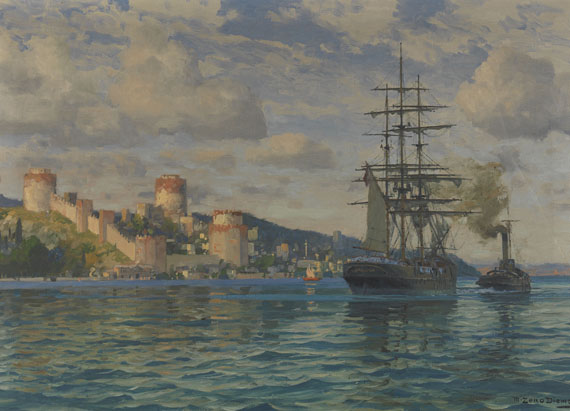Michael Zeno Diemer - Blick auf den Bosporus mit Rumeli Hisari