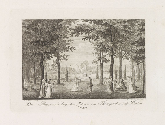 Peter Haas - 24 Prospecte von Berlin. 1795-1800. - 