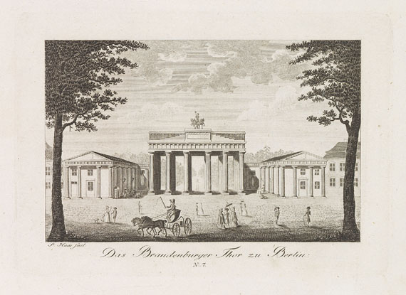 Peter Haas - 24 Prospecte von Berlin. 1795-1800. - 