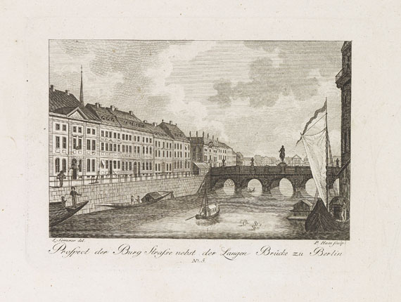 Peter Haas - 24 Prospecte von Berlin. 1795-1800. - 
