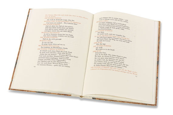 Rainer Maria Rilke - Die weisse Fürstin. 1920. - 