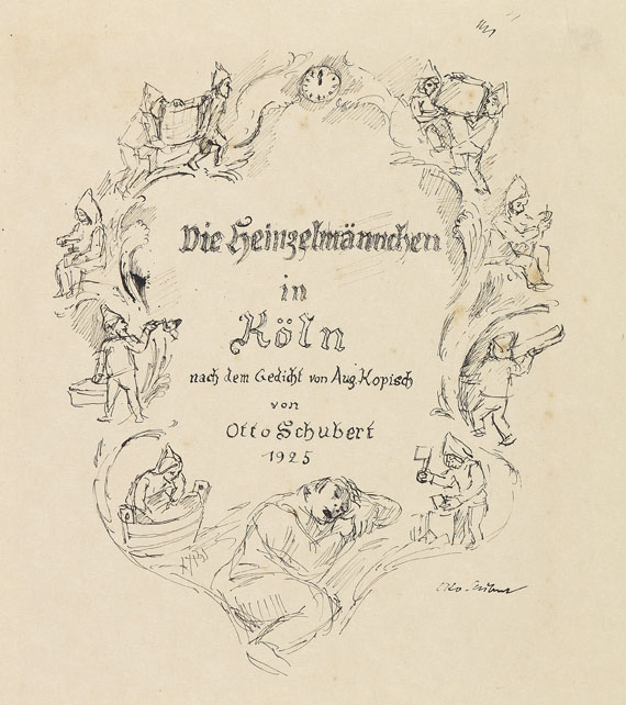 Otto Schubert - Die Heinzelmännchen in Köln. 1925 - 