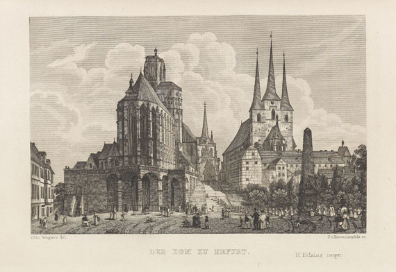   - Das malerische und romantische Deutschland. 11 Tle. in 7 Bdn. Um 1840 - 