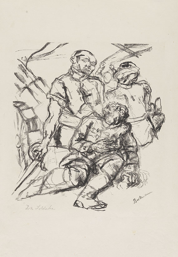 Max Beckmann - Gefallene Soldaten