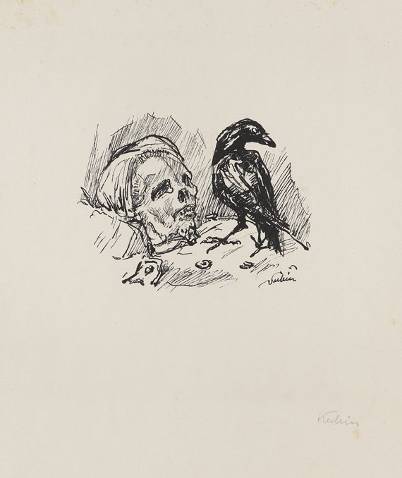 Alfred Kubin - 14 Bätter: aus "Traumland I/II" und "10 kleine lithografische Zeichnungen" - 