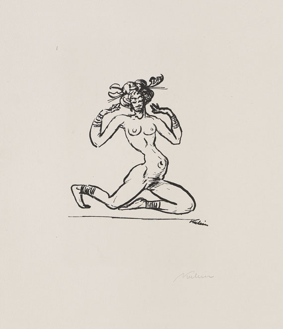 Alfred Kubin - 14 Bätter: aus "Traumland I/II" und "10 kleine lithografische Zeichnungen" - 