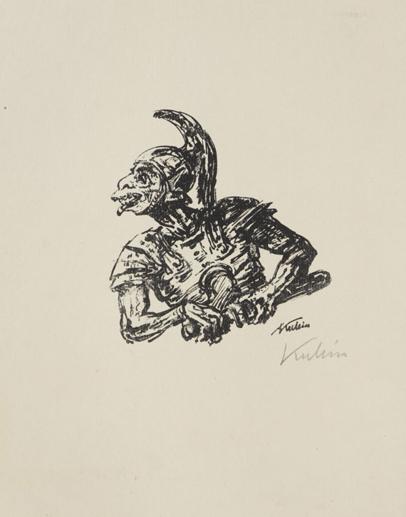 Alfred Kubin - 14 Bätter: aus "Traumland I/II" und "10 kleine lithografische Zeichnungen" - 